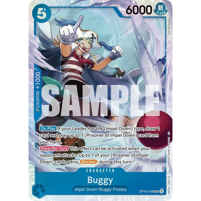Image for Buggy (048) (OP16-048) (The Time of Battle) - One Piece Card Game