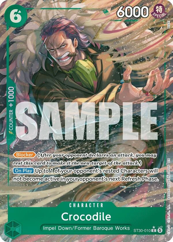 Crocodile (Full Art) (ST30-010) (Starter Deck EX: Luffy & Ace)