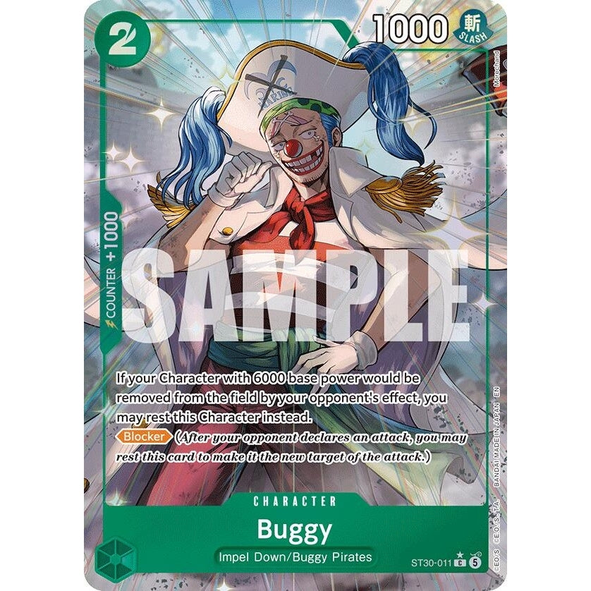 Buggy (Full Art) (ST30-011) (Starter Deck EX: Luffy & Ace) - PokéBox Australia
