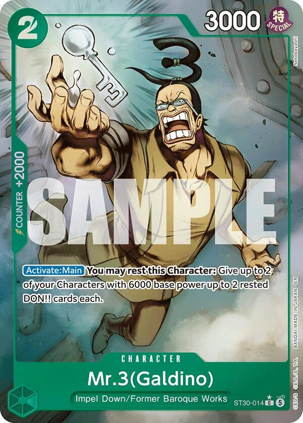 Mr.3(Galdino) (Full Art) (ST30-014) (Starter Deck EX: Luffy & Ace) - PokéBox Australia