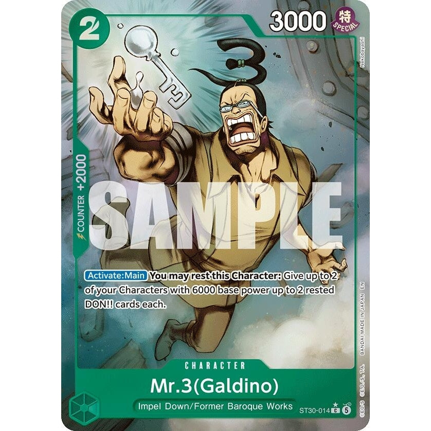 Mr.3(Galdino) (Full Art) (ST30-014) (Starter Deck EX: Luffy & Ace) - PokéBox Australia