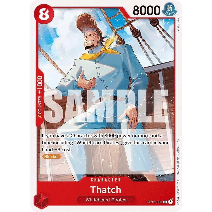 Image for Thatch (OP16-005) (The Time of Battle) - One Piece Card Game