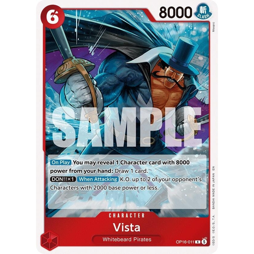 Image for Vista (OP16-011) (The Time of Battle) - One Piece Card Game