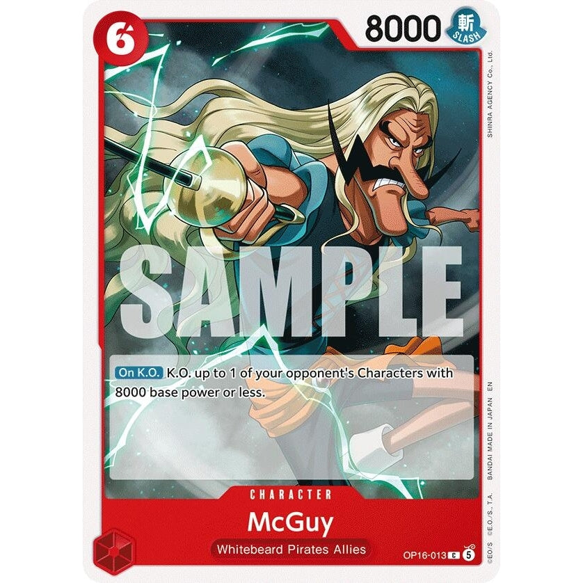 Image for McGuy (OP16-013) (The Time of Battle) - One Piece Card Game