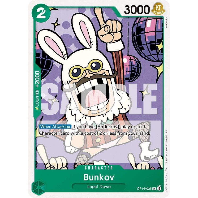 Image for Bunkov (OP16-025) (The Time of Battle) - One Piece Card Game