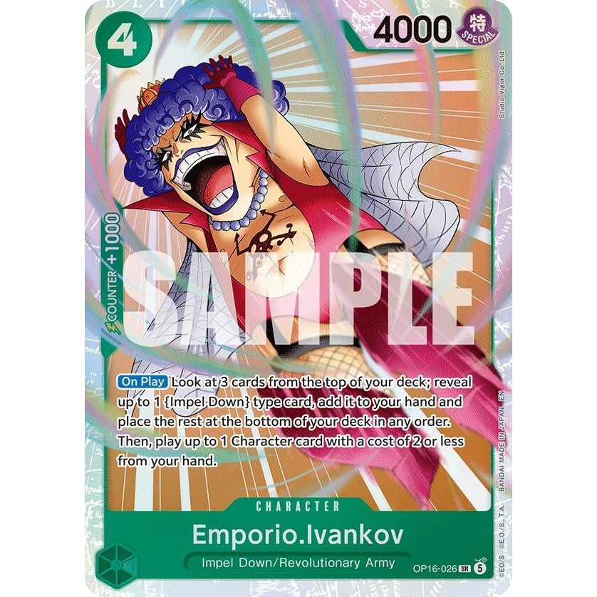 Image for Emporio.Ivankov (026) (OP16-026) (The Time of Battle) - One Piece Card Game