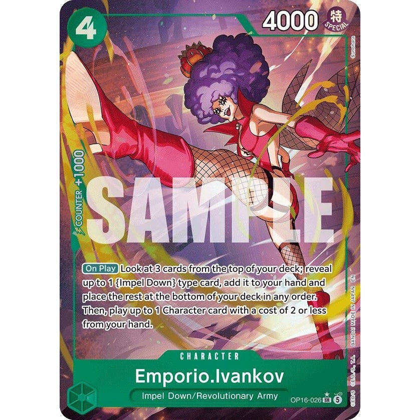 Image for Emporio.Ivankov (026) (Alternate Art) (OP16-026) (The Time of Battle) - One Piece Card Game
