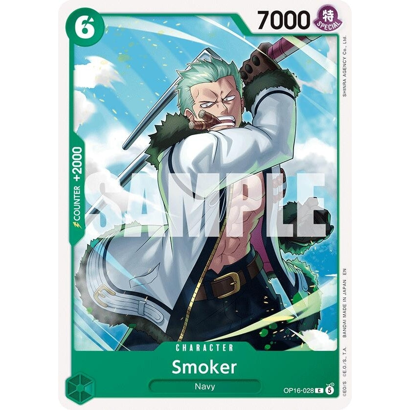 Image for Smoker (OP16-028) (The Time of Battle) - One Piece Card Game