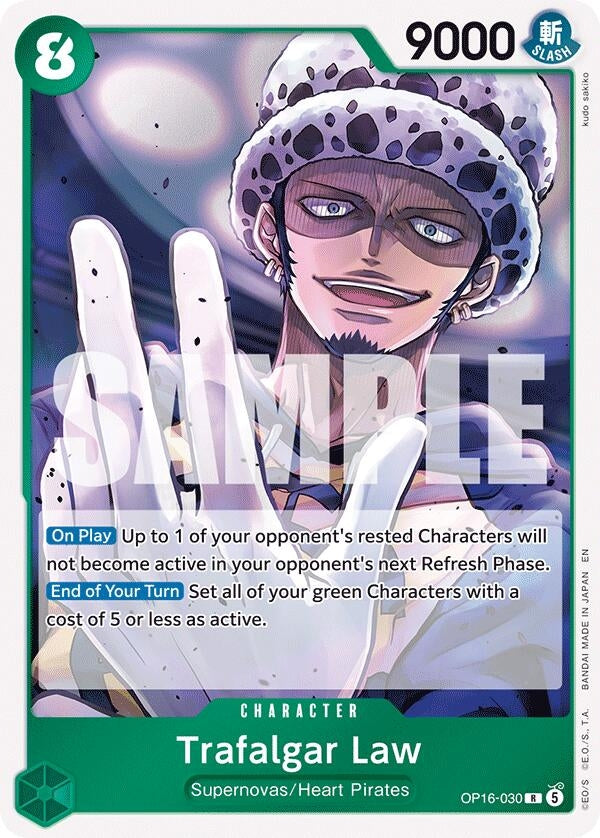 Image for Trafalgar Law (030) (OP16-030) (The Time of Battle) - One Piece Card Game