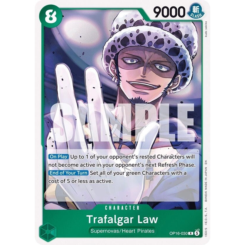 Image for Trafalgar Law (030) (OP16-030) (The Time of Battle) - One Piece Card Game