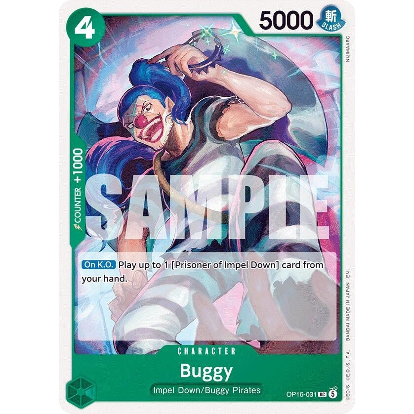 Image for Buggy (031) (OP16-031) (The Time of Battle) - One Piece Card Game