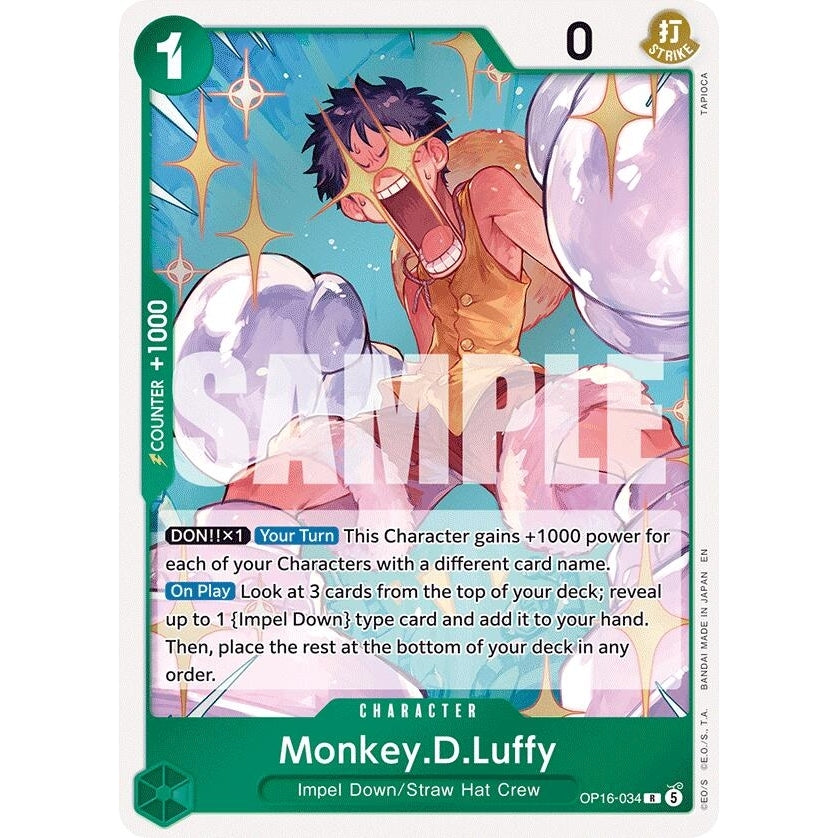 Image for Monkey.D.Luffy (034) (OP16-034) (The Time of Battle) - One Piece Card Game