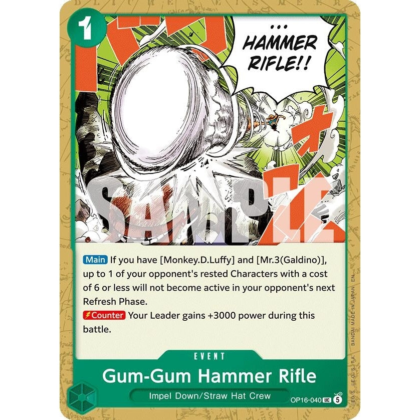Image for Gum-Gum Hammer Rifle (OP16-040) (The Time of Battle) - One Piece Card Game