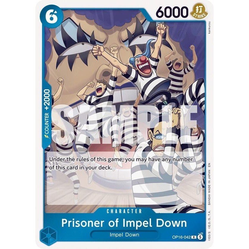 Image for Prisoner of Impel Down (OP16-042) (The Time of Battle) - One Piece Card Game