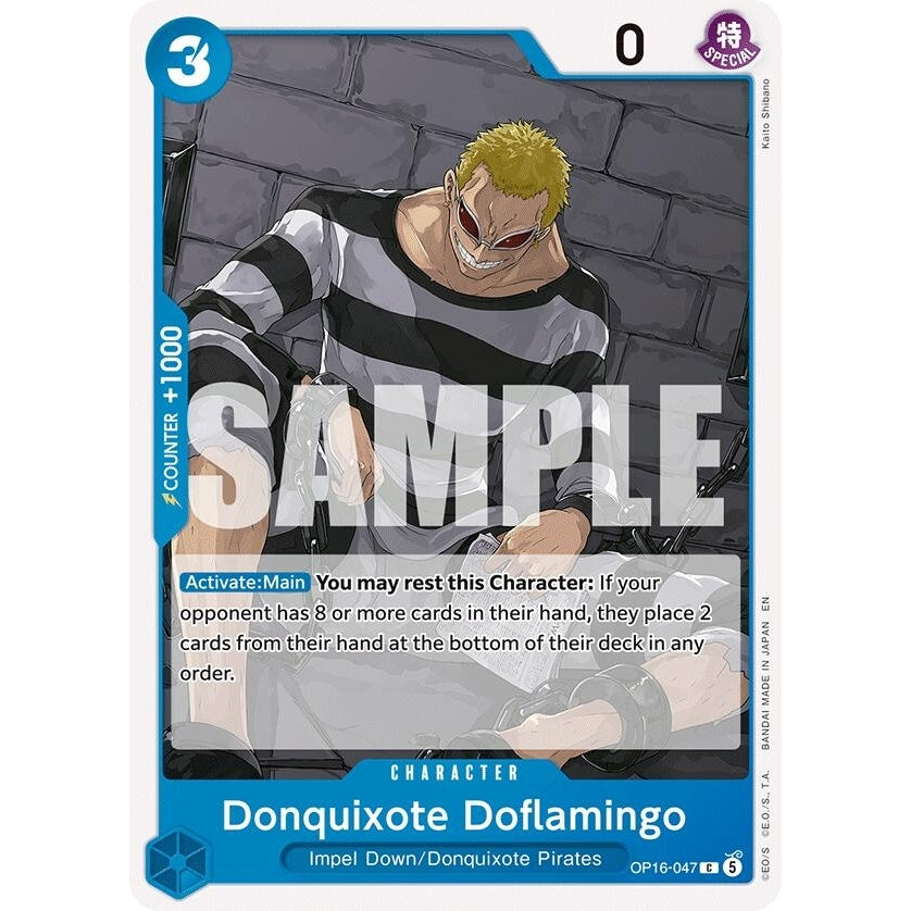 Image for Donquixote Doflamingo (047) (OP16-047) (The Time of Battle) - One Piece Card Game