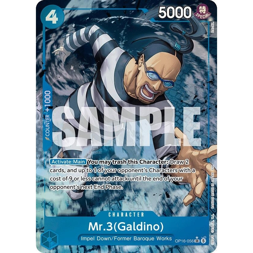 Image for Mr.3(Galdino) (056) (Alternate Art) (OP16-056) (The Time of Battle) - One Piece Card Game