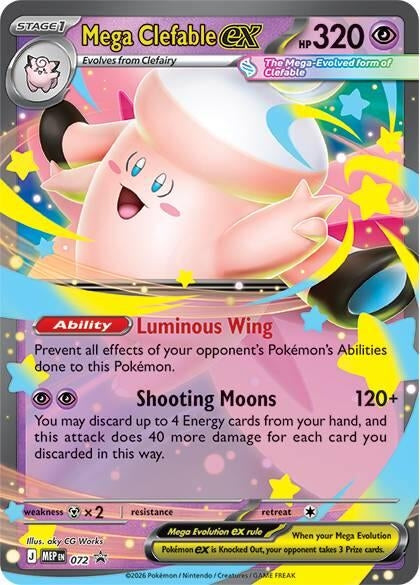 Mega Clefable ex - 072 (072) (ME: Mega Evolution Promo) - PokéBox Australia