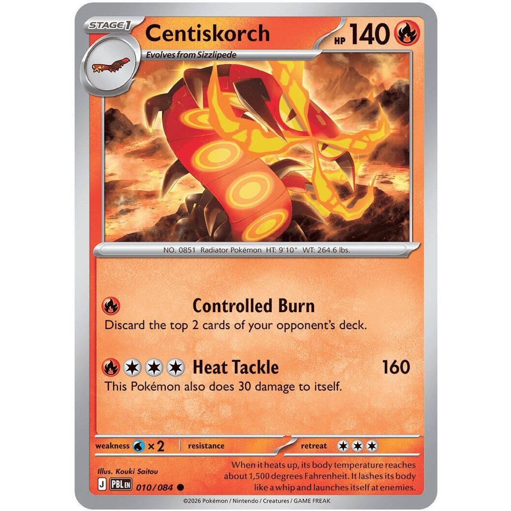 Image for Centiskorch (010/084) (ME05: Pitch Black) (ME05) - Pokemon