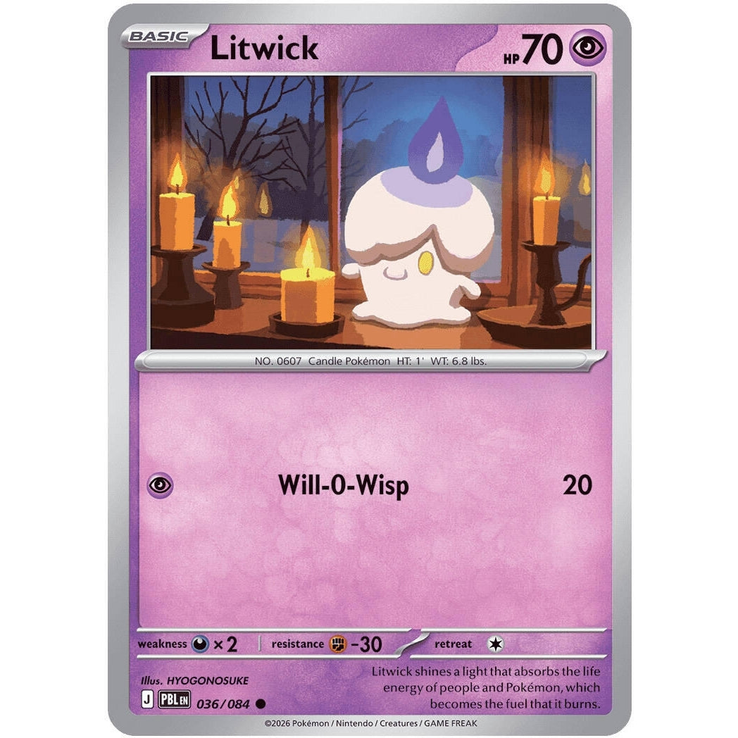Image for Litwick (036/084) (ME05: Pitch Black) (ME05) - Pokemon