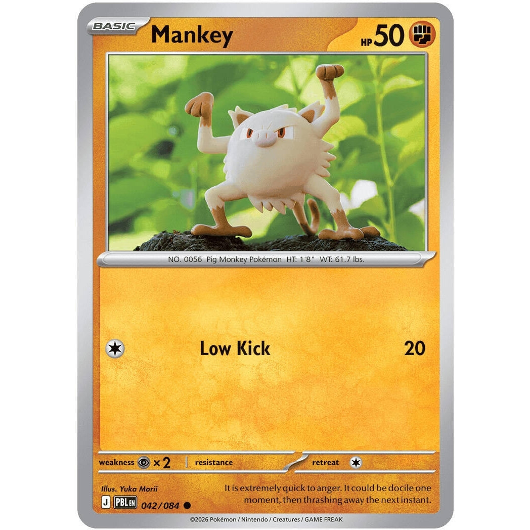 Image for Mankey (042/084) (ME05: Pitch Black) (ME05) - Pokemon