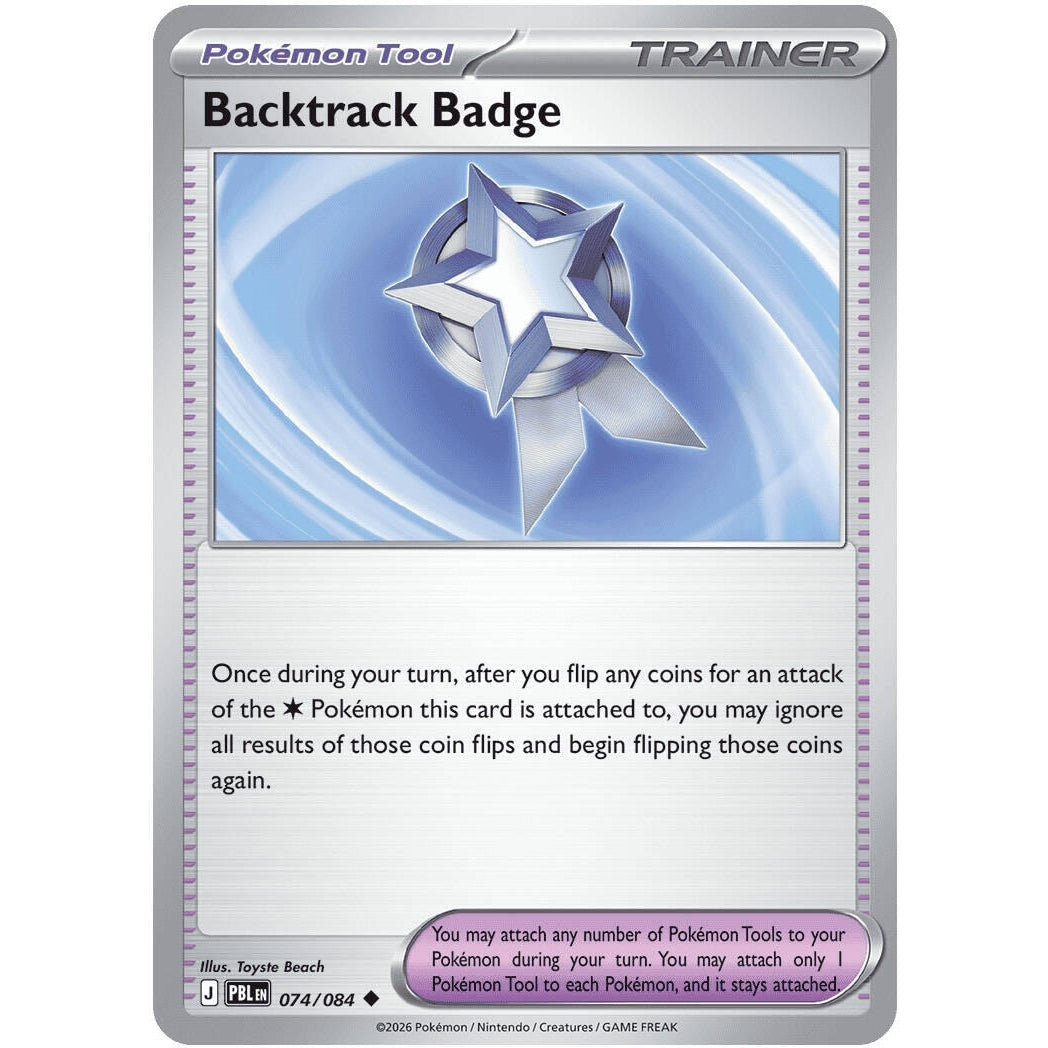 Image for Backtrack Badge (074/084) (ME05: Pitch Black) (ME05) - Pokemon