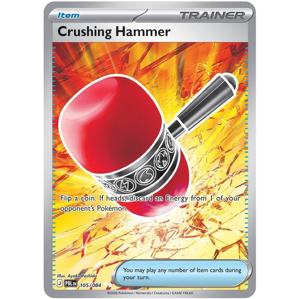Image for Crushing Hammer (105/084) (ME05: Pitch Black) (ME05) - Pokemon