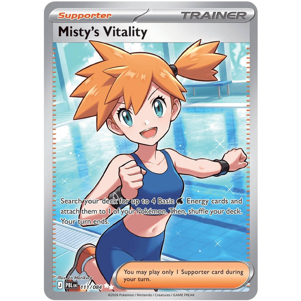 Image for Misty's Vitality (111/084) (ME05: Pitch Black) (ME05) - Pokemon