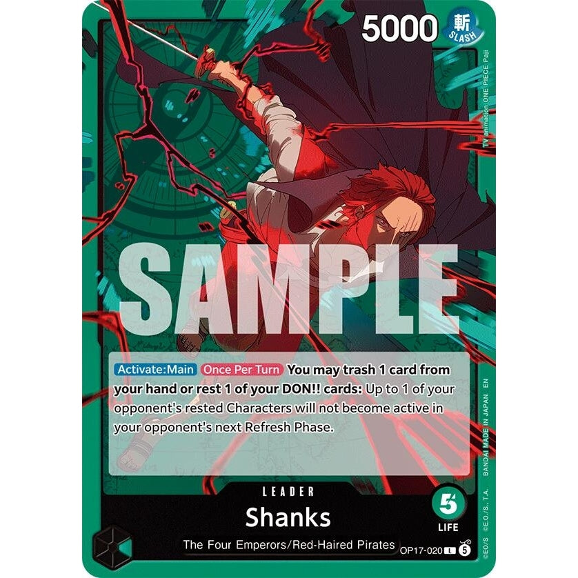 Shanks (020) (OP17-020) (The World's Strongest Warriors) (OP17) - PokéBox Australia