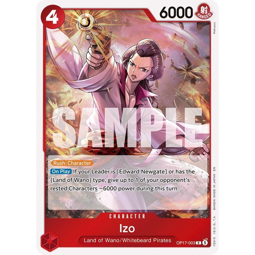 Izo (OP17-003) (The World's Strongest Warriors) (OP17) - PokéBox Australia