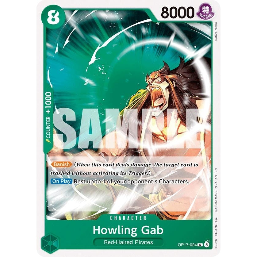 Howling Grab (OP17-024) (The World's Strongest Warriors) (OP17) - PokéBox Australia