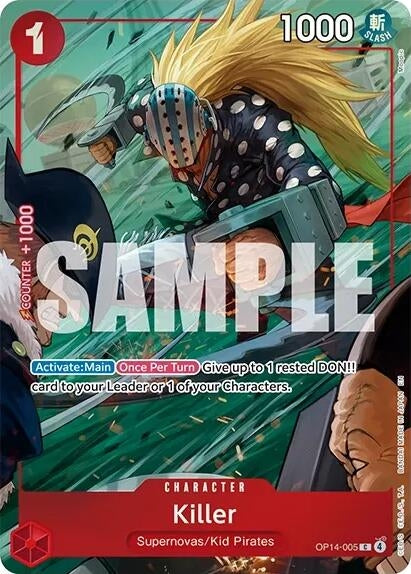 Killer (One Piece Card Game Illustration Box Vol. 8) (OP14-005) (One Piece Promotion Cards)