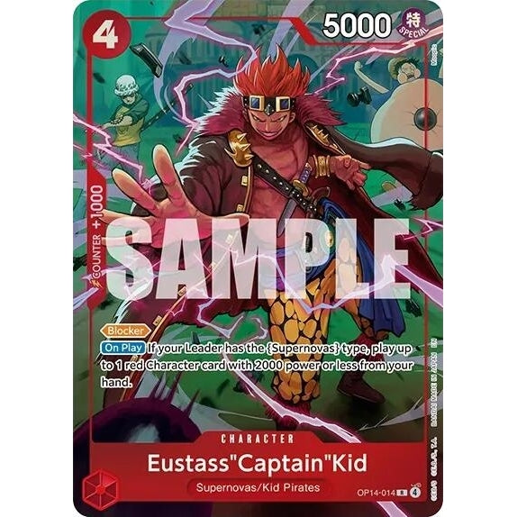Eustass"Captain"Kid (One Piece Card Game Illustration Box Vol. 8) (OP14-014) (One Piece Promotion Cards) - PokéBox Australia