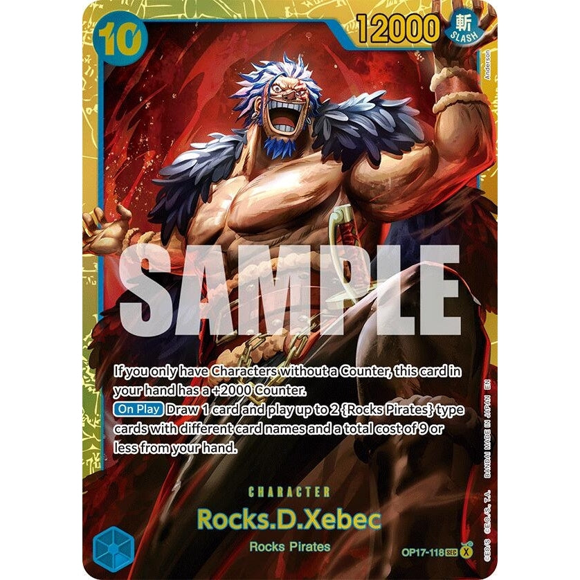 Rocks.D.Xebec (118) (OP17-118) (The World's Strongest Warriors) (OP17) - PokéBox Australia
