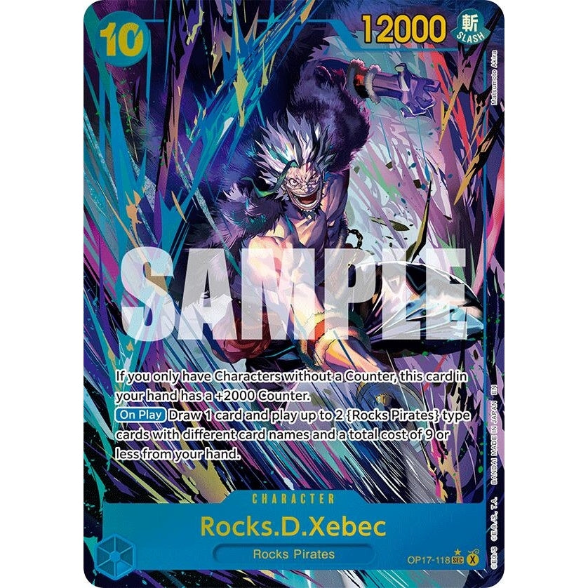 Rocks.D.Xebec (118) (Alternate Art) (OP17-118) (The World's Strongest Warriors) (OP17) - PokéBox Australia