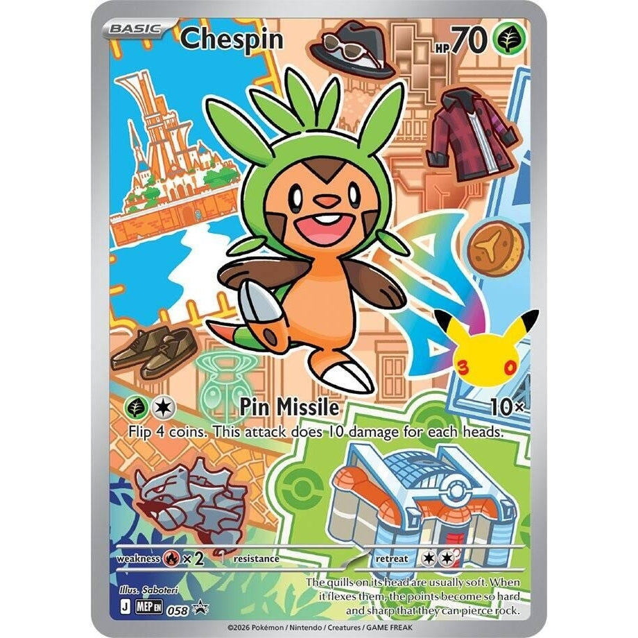 Chespin - 058 (058) (First Partner Collection 2026) - PokéBox Australia