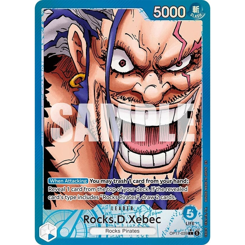 Rocks.D.Xebec (039) (Alternate Art) (OP17-039) (The World's Strongest Warriors) (OP17) - PokéBox Australia