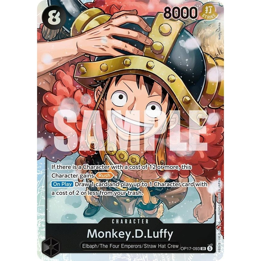 Monkey.D.Luffy (093) (OP17-093) (The World's Strongest Warriors) (OP17) - PokéBox Australia