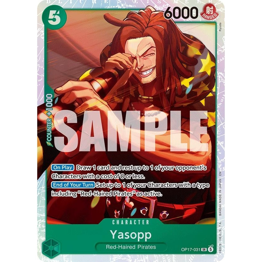 Yasopp (OP17-031) (The World's Strongest Warriors) (OP17) - PokéBox Australia