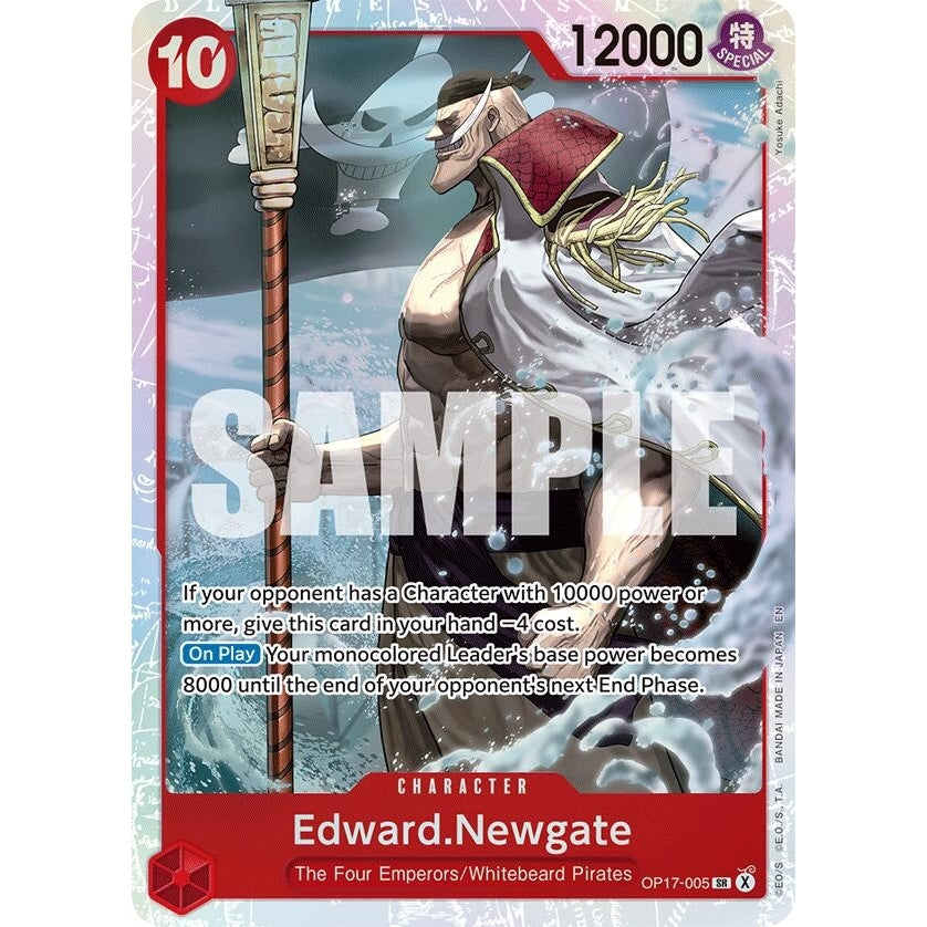 Edward.Newgate (005) (OP17-005) (The World's Strongest Warriors) (OP17) - PokéBox Australia