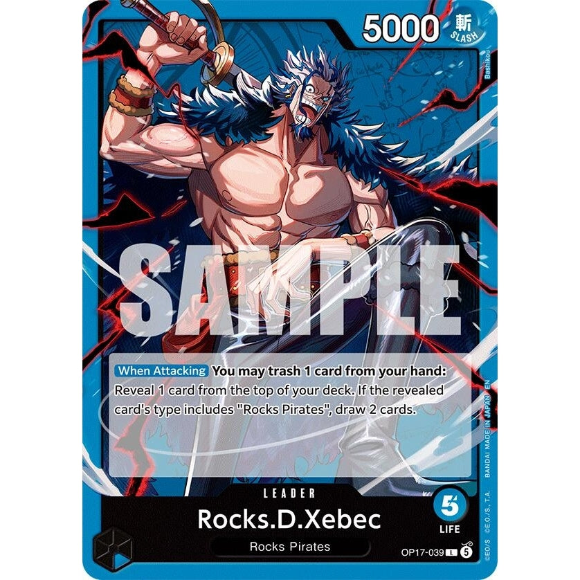 Rocks.D.Xebec (039) (OP17-039) (The World's Strongest Warriors) (OP17) - PokéBox Australia