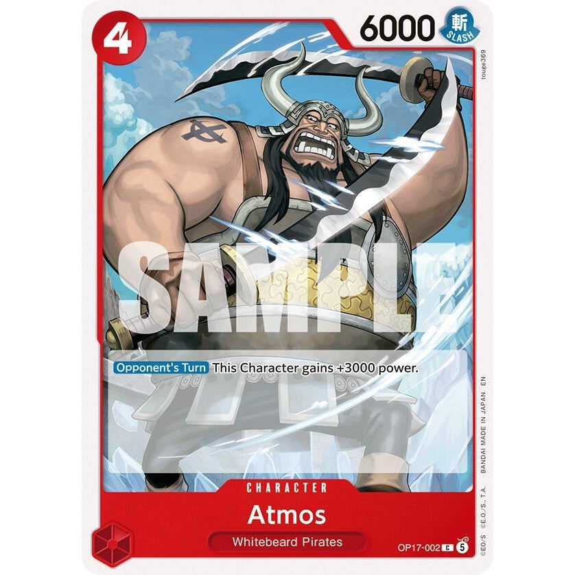 Atmos (OP17-002) (The World's Strongest Warriors) (OP17) - PokéBox Australia