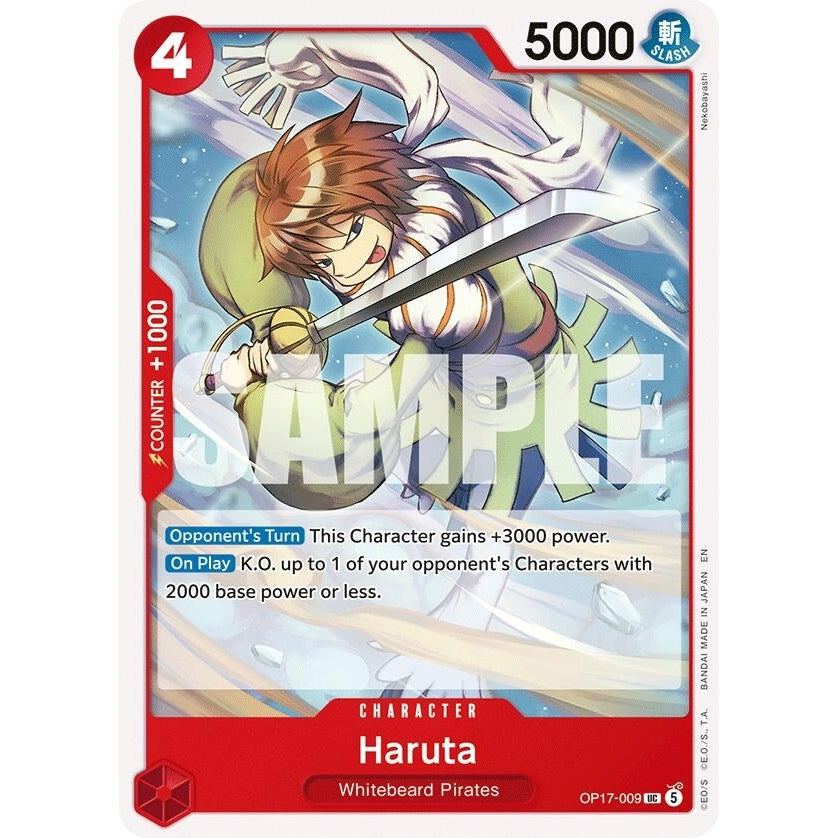 Haruta (OP17-009) (The World's Strongest Warriors) (OP17) - PokéBox Australia