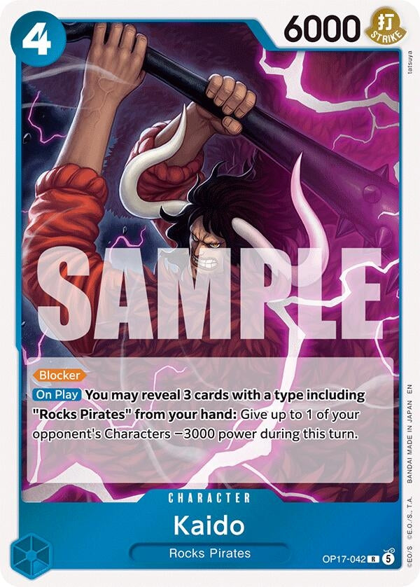 Image for Kaido (042) (OP17-042) (The World's Strongest Warriors) (OP17) - One Piece Card Game