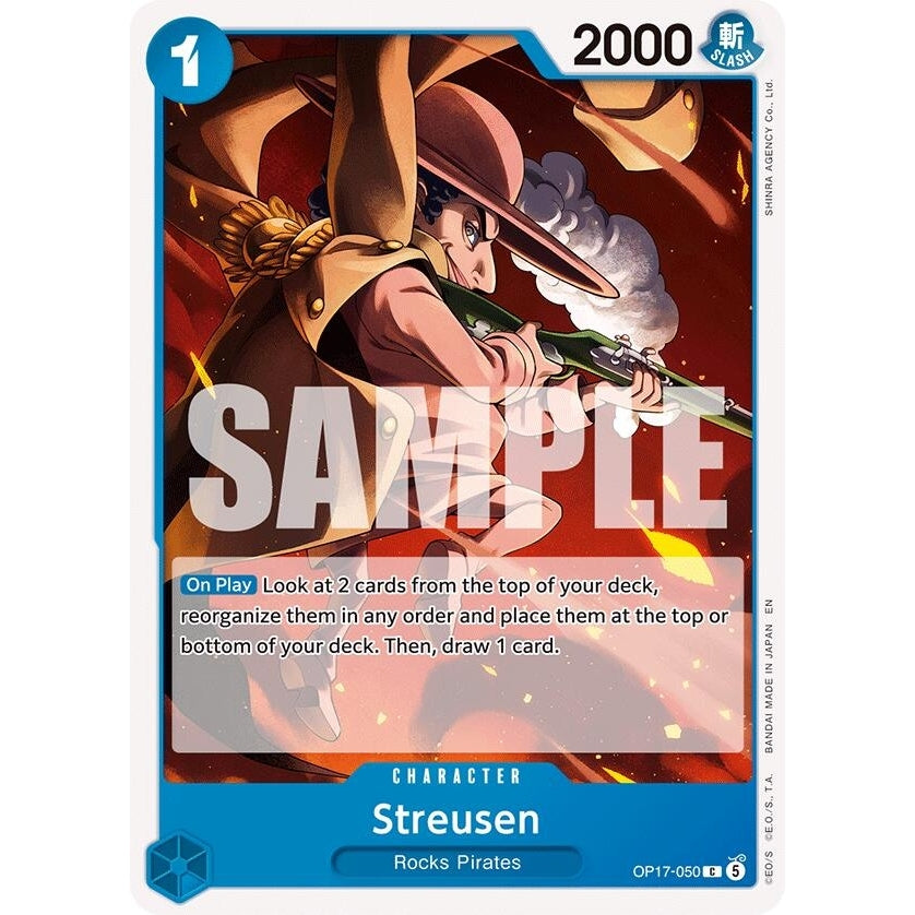 Streusen (050) (OP17-050) (The World's Strongest Warriors) (OP17) - PokéBox Australia
