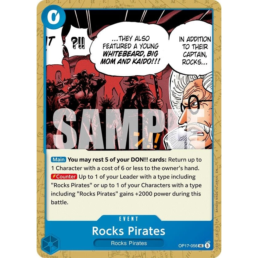 Rocks Pirates (OP17-056) (The World's Strongest Warriors) (OP17) - PokéBox Australia