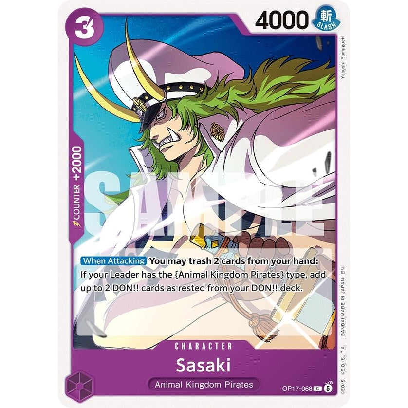 Sasaki (OP17-068) (The World's Strongest Warriors) (OP17) - PokéBox Australia