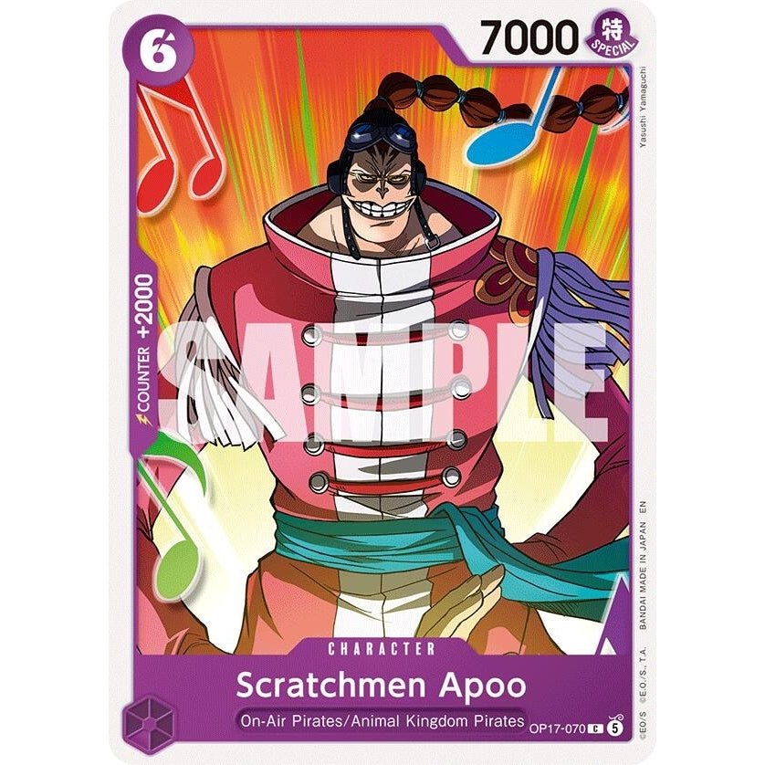 Scratchmen Apoo (OP17-070) (The World's Strongest Warriors) (OP17) - PokéBox Australia