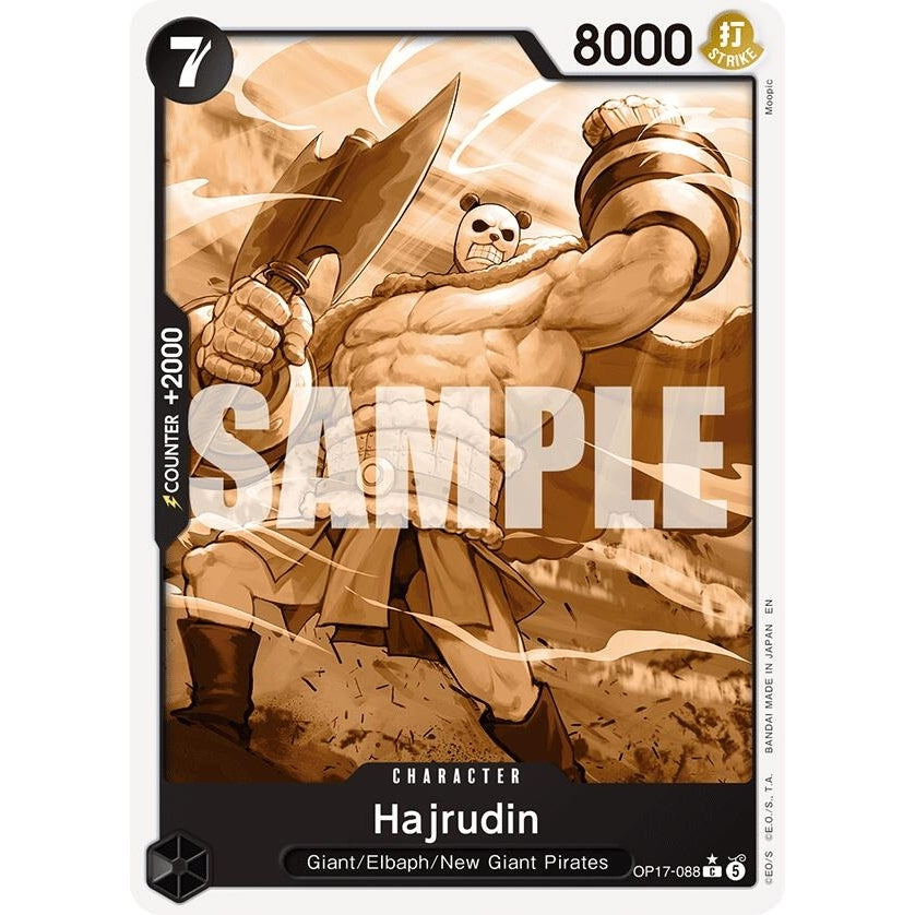 Hajrudin (Pandaman Art) (OP17-088) (The World's Strongest Warriors) (OP17) - PokéBox Australia