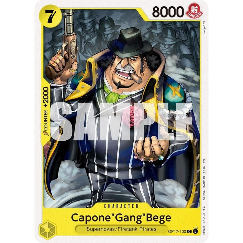 Capone"Gang"Bege (OP17-100) (The World's Strongest Warriors) (OP17) - PokéBox Australia
