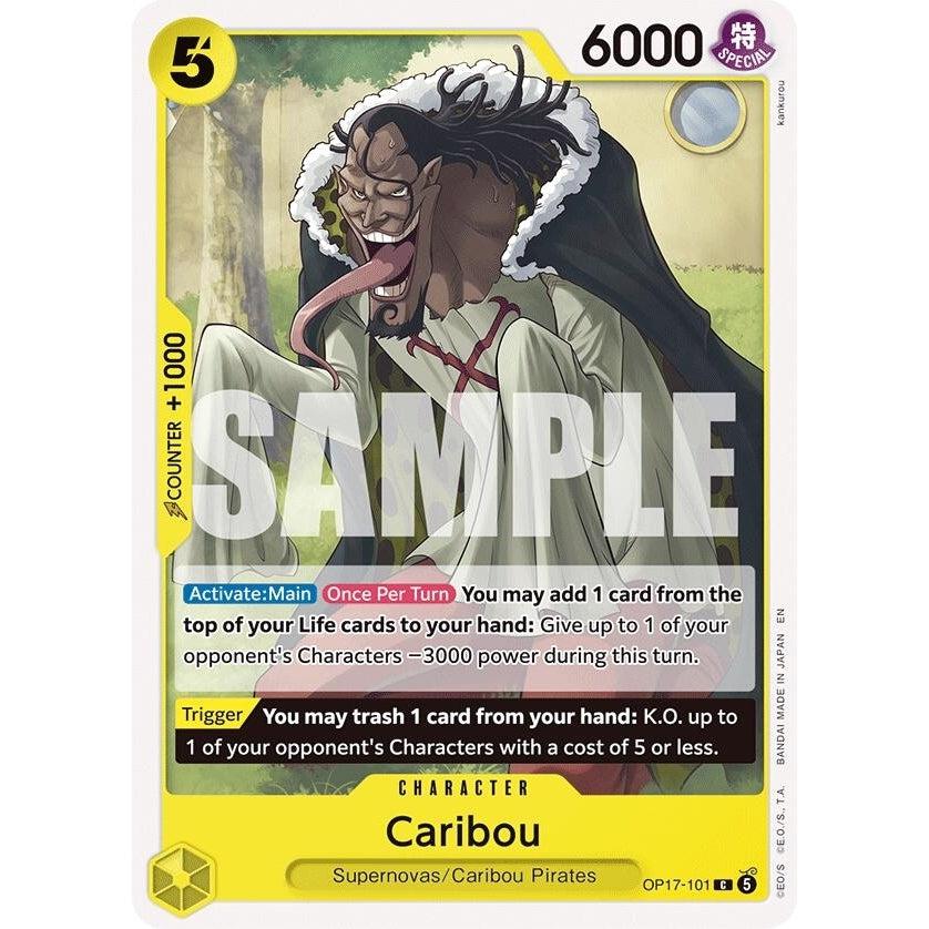 Caribou (OP17-101) (The World's Strongest Warriors) (OP17) - PokéBox Australia